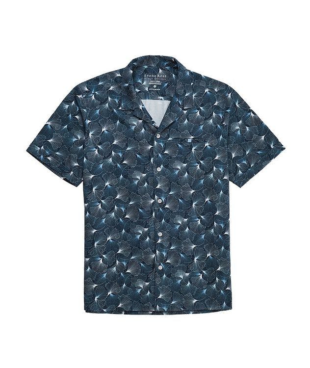 Short-Sleeve Floral Fans DryTouch Sport Shirt picture 1