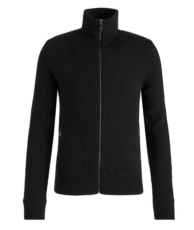 Front Zip Cashmere-Blend Bomber picture 1