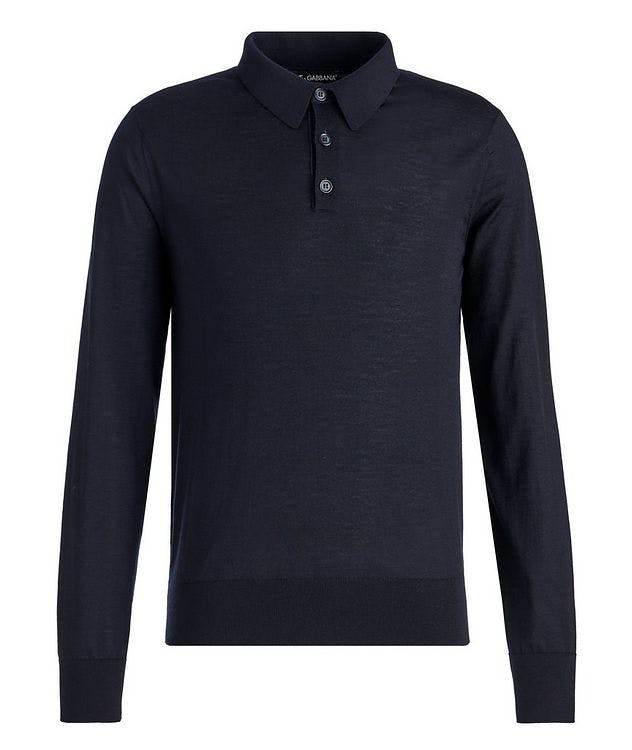 Long-Sleeve Cashmere Polo picture 1