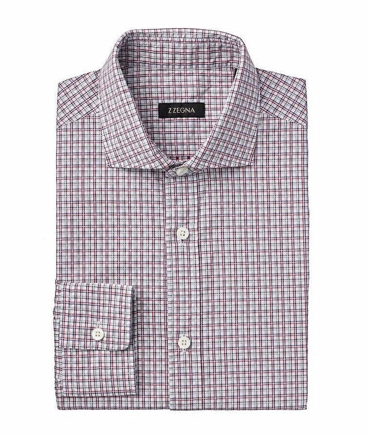 Micro Square Patterned Cotton Shirt image 0