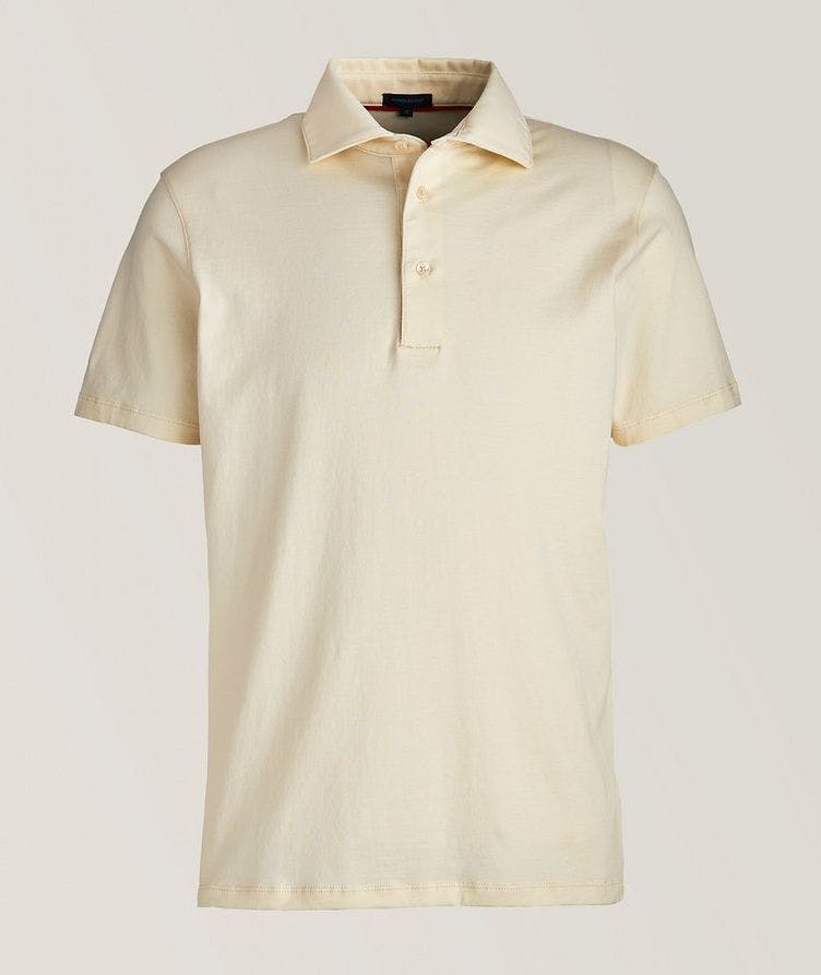 Short-Sleeve Pima Cotton Jersey Polo image 0