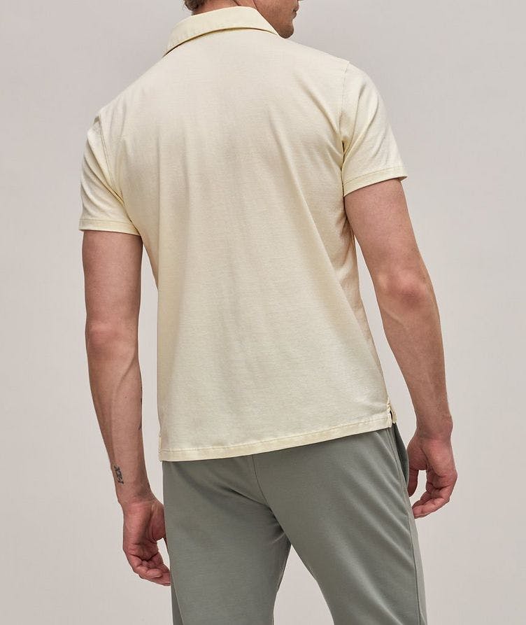 Short-Sleeve Pima Cotton Jersey Polo image 2