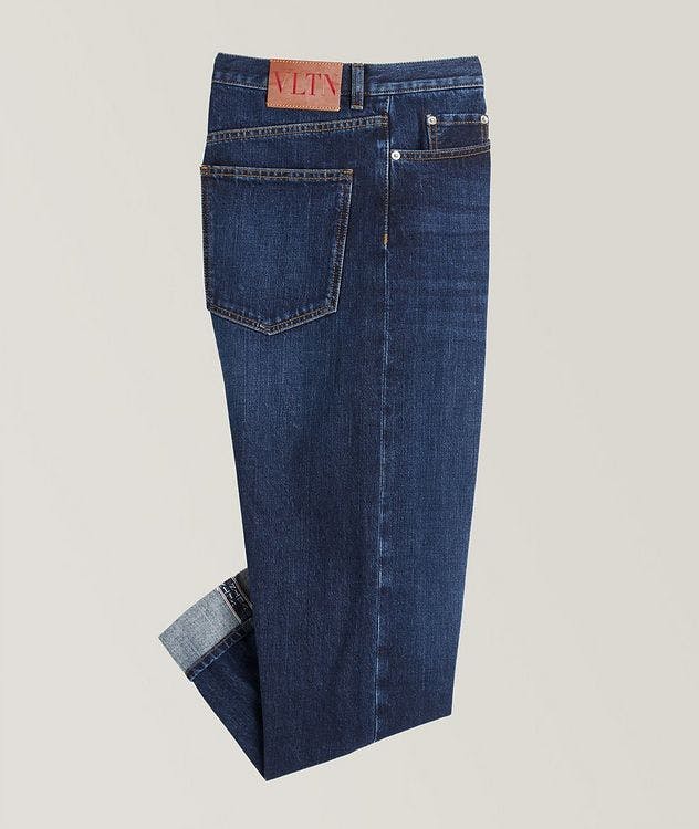 Five-Pocket Style Cotton Jeans picture 1