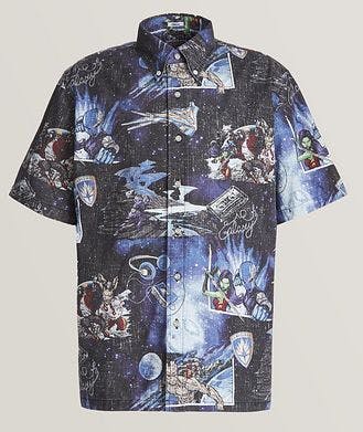 Reyn Spooner Guardians of The Galaxy Print Hawaiian Shirt