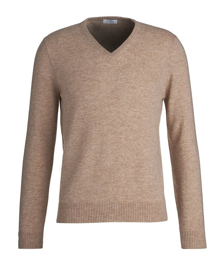 V-Neck Wool-Cashmere Sweater image 0