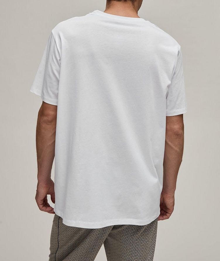 T-shirt en coton avec logo rétro image 2