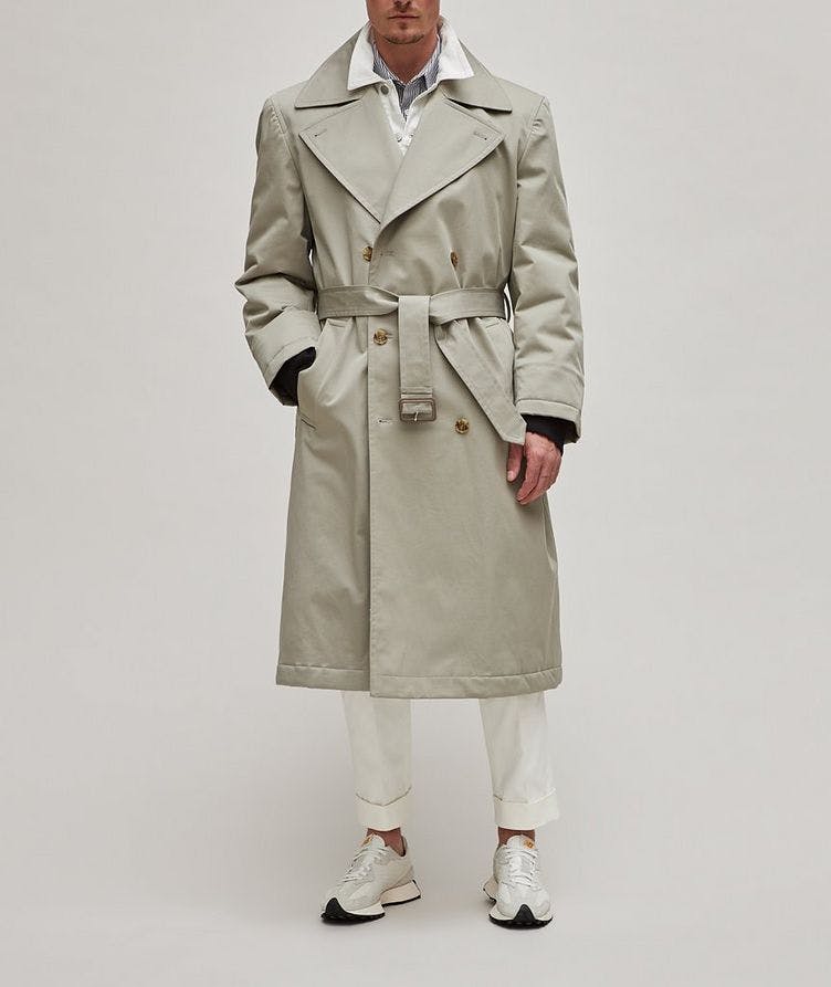 Stretch-Cotton Trench Coat image 4