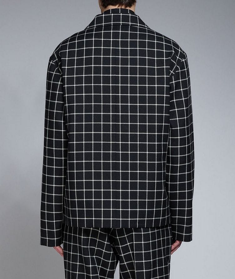 Checkered Virgin Wool Sport Jacket image 2