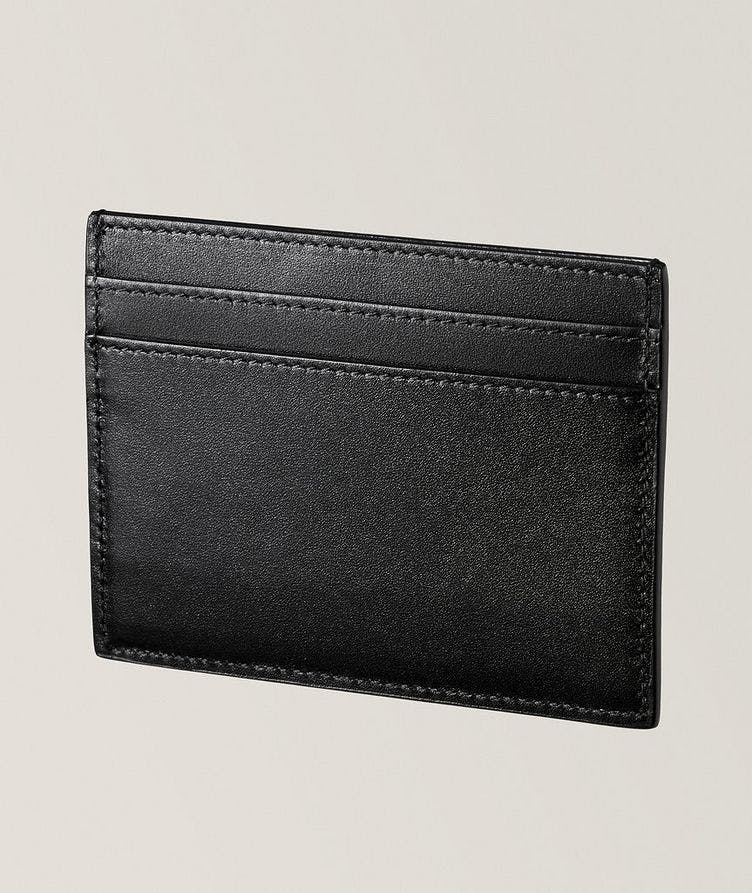 Embossed Grain de Poudre Leather Card Holder  image 1