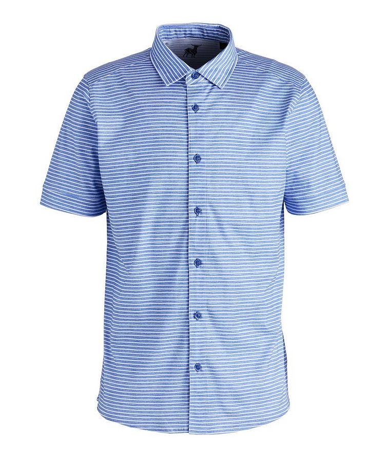 Raffi Short Sleeve Cotton Striped Shirt | Polos | Final Cut